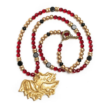Garnet and Black with the Gamecock