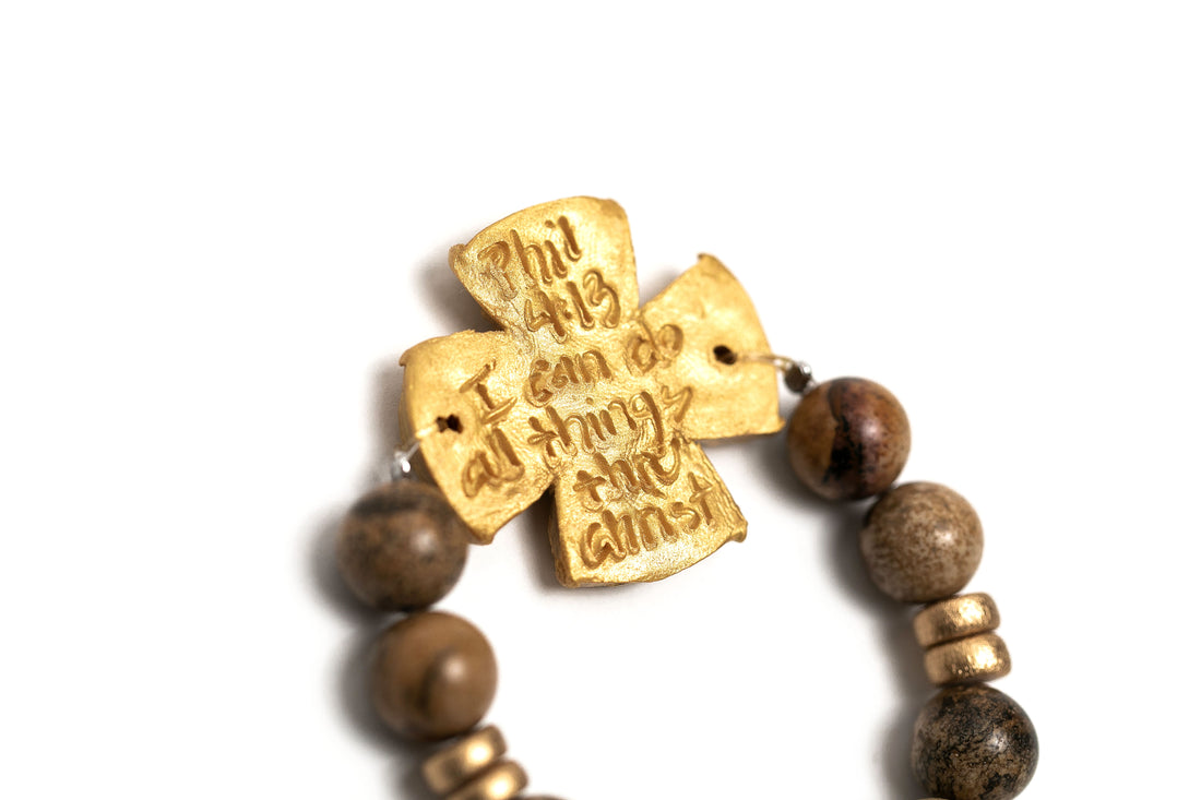 Picture Jasper with Rachel Cross Bracelet