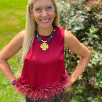 Black Jade Nuggets with Cari Cross Necklace