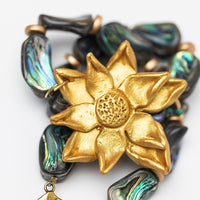 Abalone Shell with Double Stargazer Lily