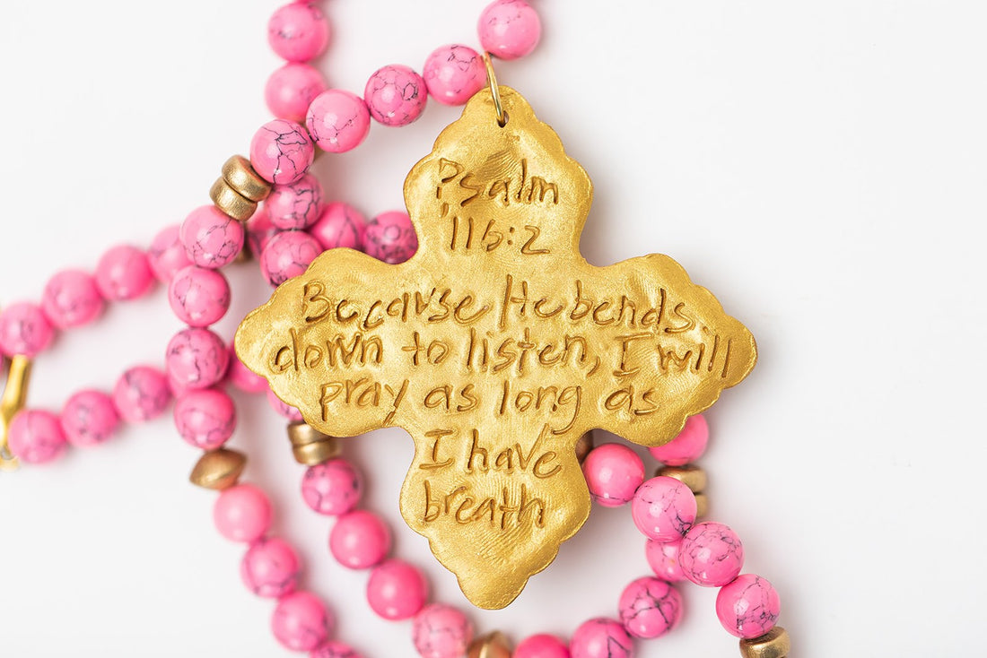 Bright Pink Jade with Lydia Cross