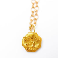 Gold Plated Figure 8 Chain with Tiny Jerusalem